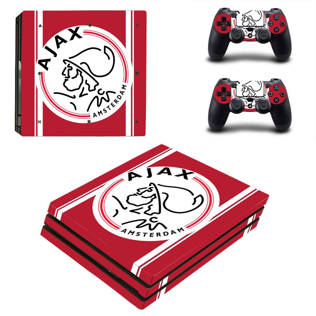 AFC Ajax decal skin for PS4 Pro Console & Controllers