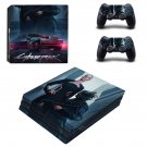 Cyberpunk 2077 decal skin for PS4 Pro Console & Controllers
