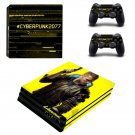 Cyberpunk 2077 decal skin for PS4 Pro Console & Controllers