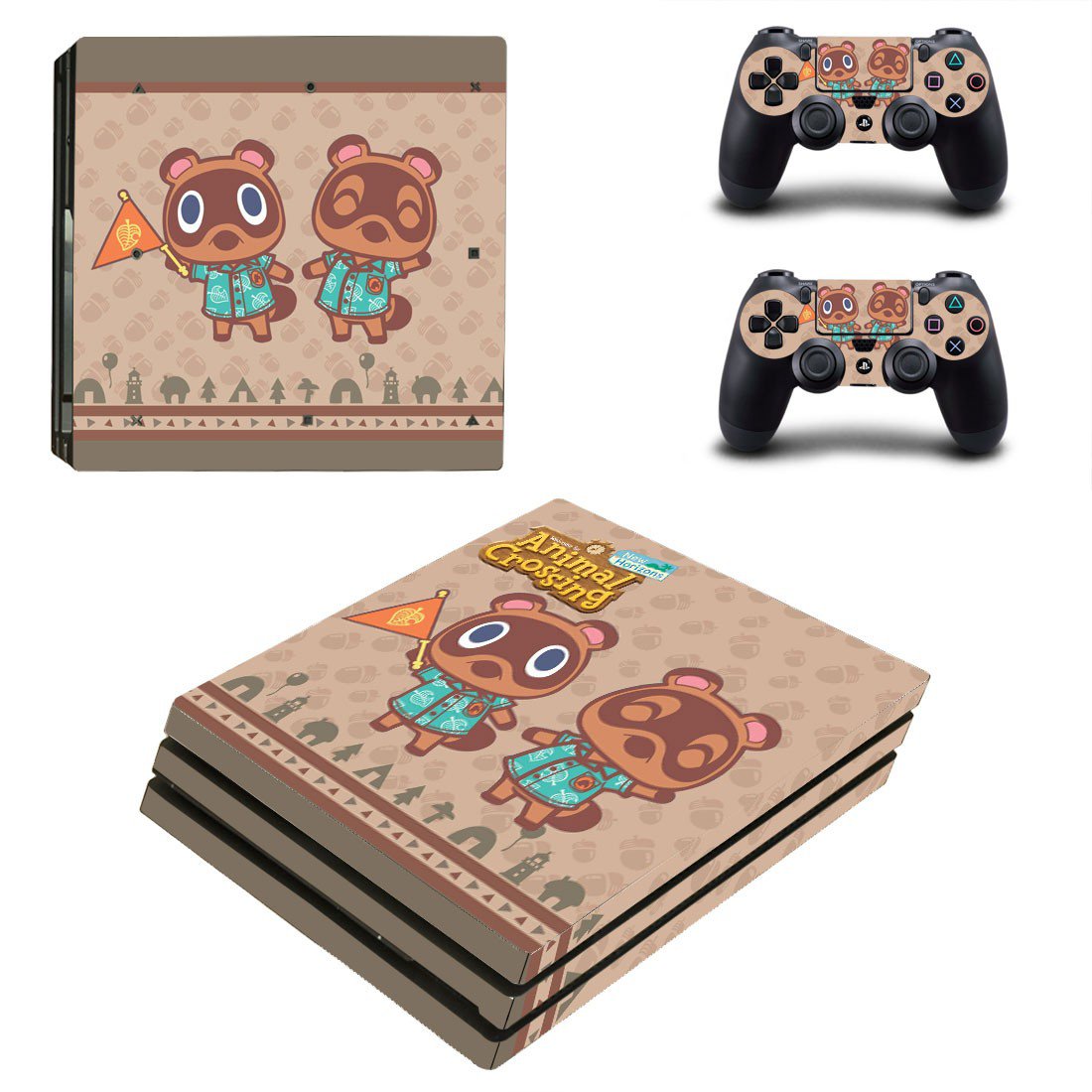 Animal Crossing New Horizons decal skin for PS4 Pro Console & Controllers