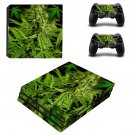 Weed leaf decal skin for PS4 Pro Console & Controllers