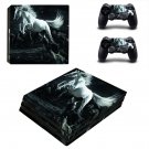 White Horse decal skin for PS4 Pro Console & Controllers