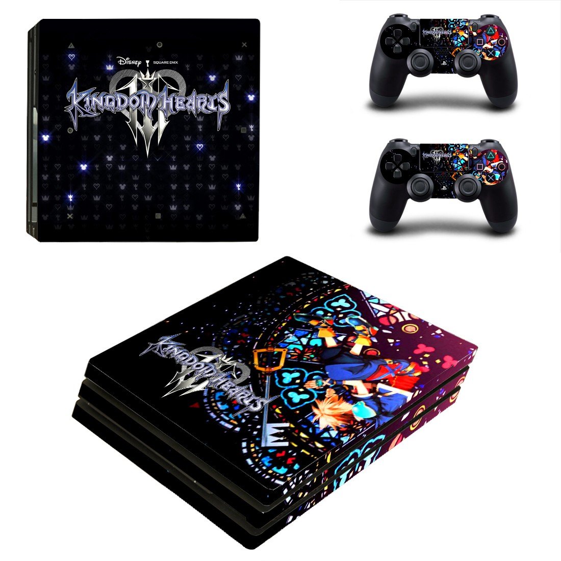 Kingdom Hearts 3 decal skin for PS4 Pro Console & Controllers