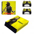Cyberpunk 2077 decal skin for PS4 Pro Console & Controllers