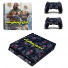 Cyberpunk 2077 decal skin for PS4 Slim Console & Controllers