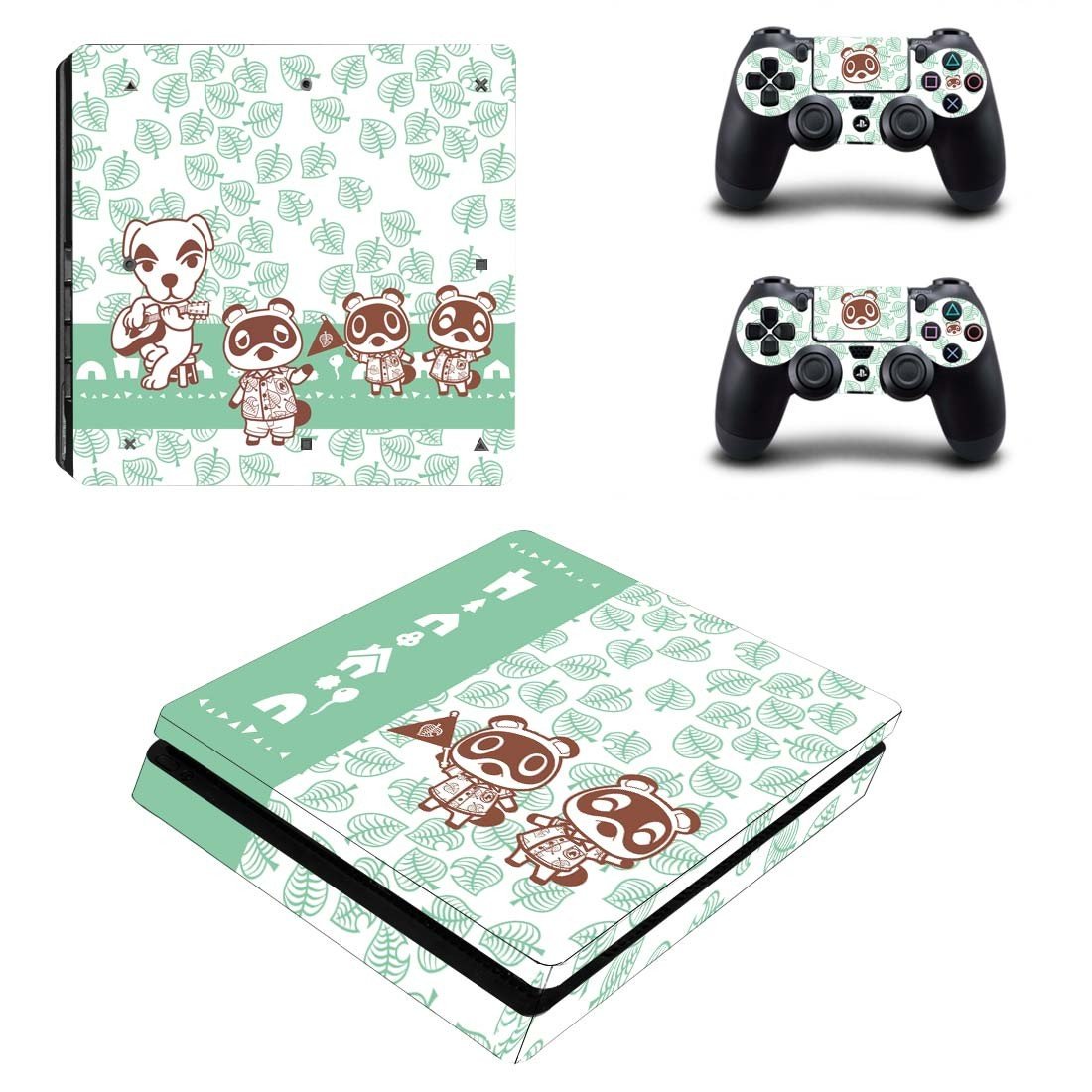 Animal Crossing decal skin for PS4 Slim Console & Controllers