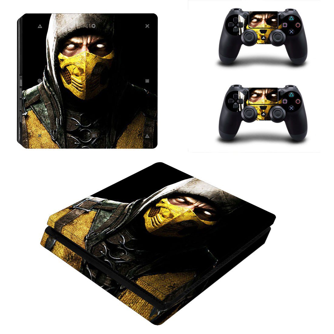 Mortal Kombat X decal skin for PS4 Slim Console & Controllers