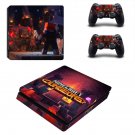 Minecraft Dungeons decal skin for PS4 Slim Console & Controllers