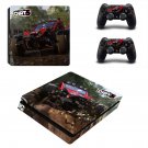 Dirt 5 decal skin for PS4 Slim Console & Controllers