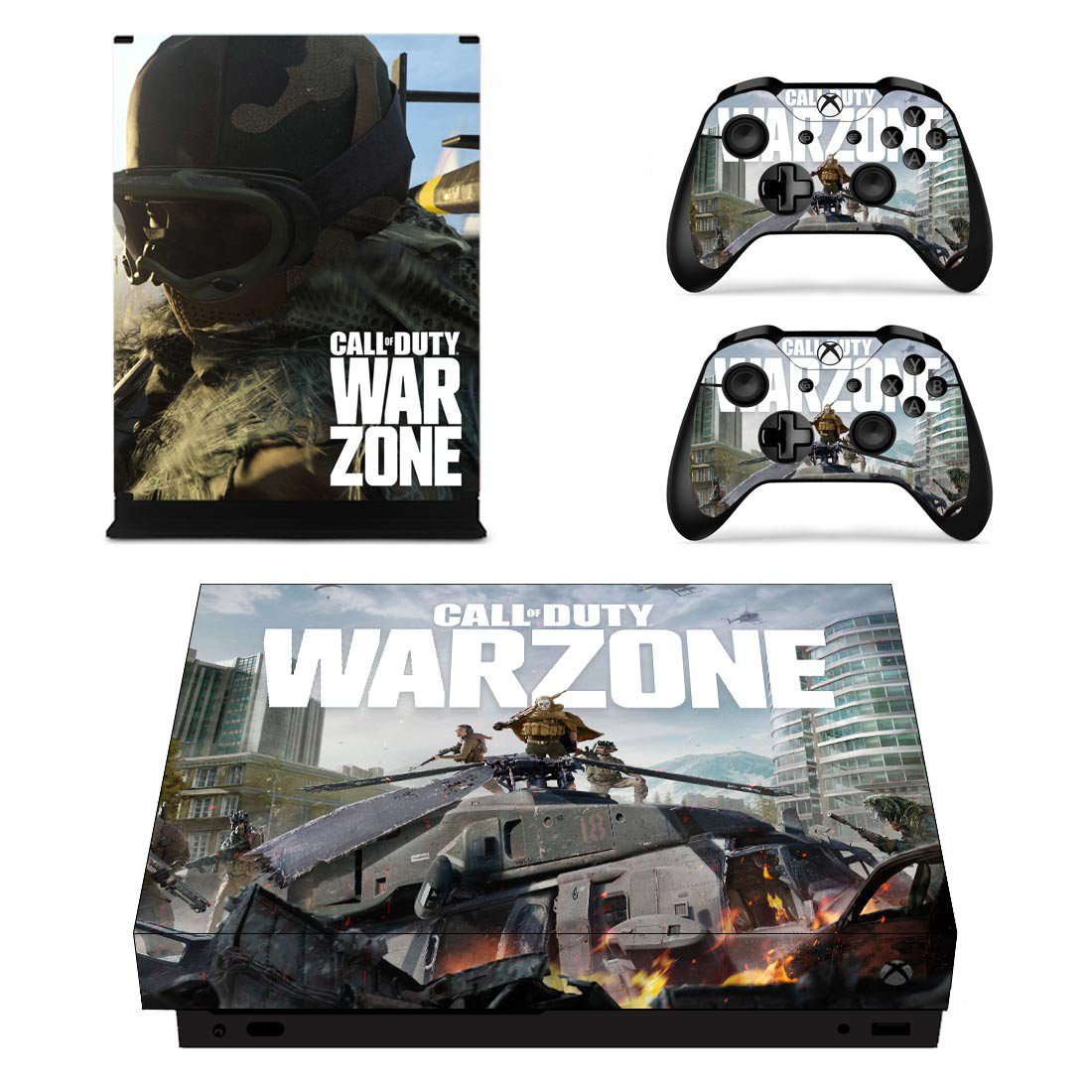 COD Warzone decal skin for Xbox one X Console & Controllers