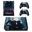 Cyberpunk 2077 decal skin for Xbox one X Console & Controllers