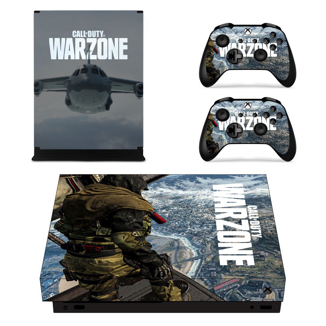 COD Warzone decal skin for Xbox one X Console & Controllers