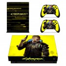 Cyberpunk 2077 decal skin for Xbox one X Console & Controllers