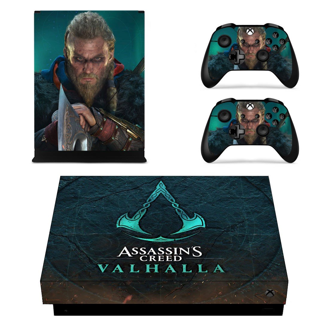 The Flash decal skin for Xbox one X Console & Controllers