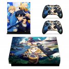 Alicization Lycoris decal skin for Xbox one X Console & Controllers