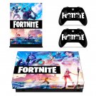 Fortnite decal skin for Xbox one X Console & Controllers