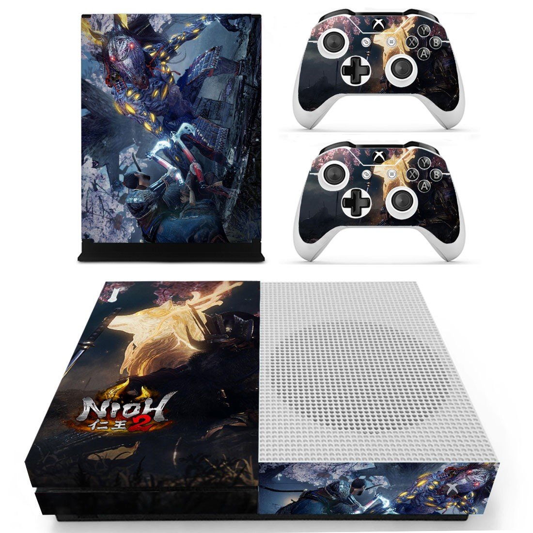 Nioh 2 decal skin for Xbox one S Console & Controllers