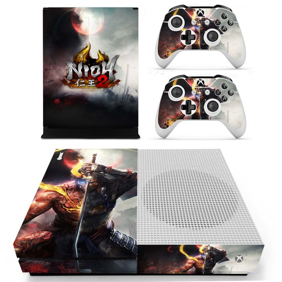 Nioh 2 decal skin for Xbox one S Console & Controllers