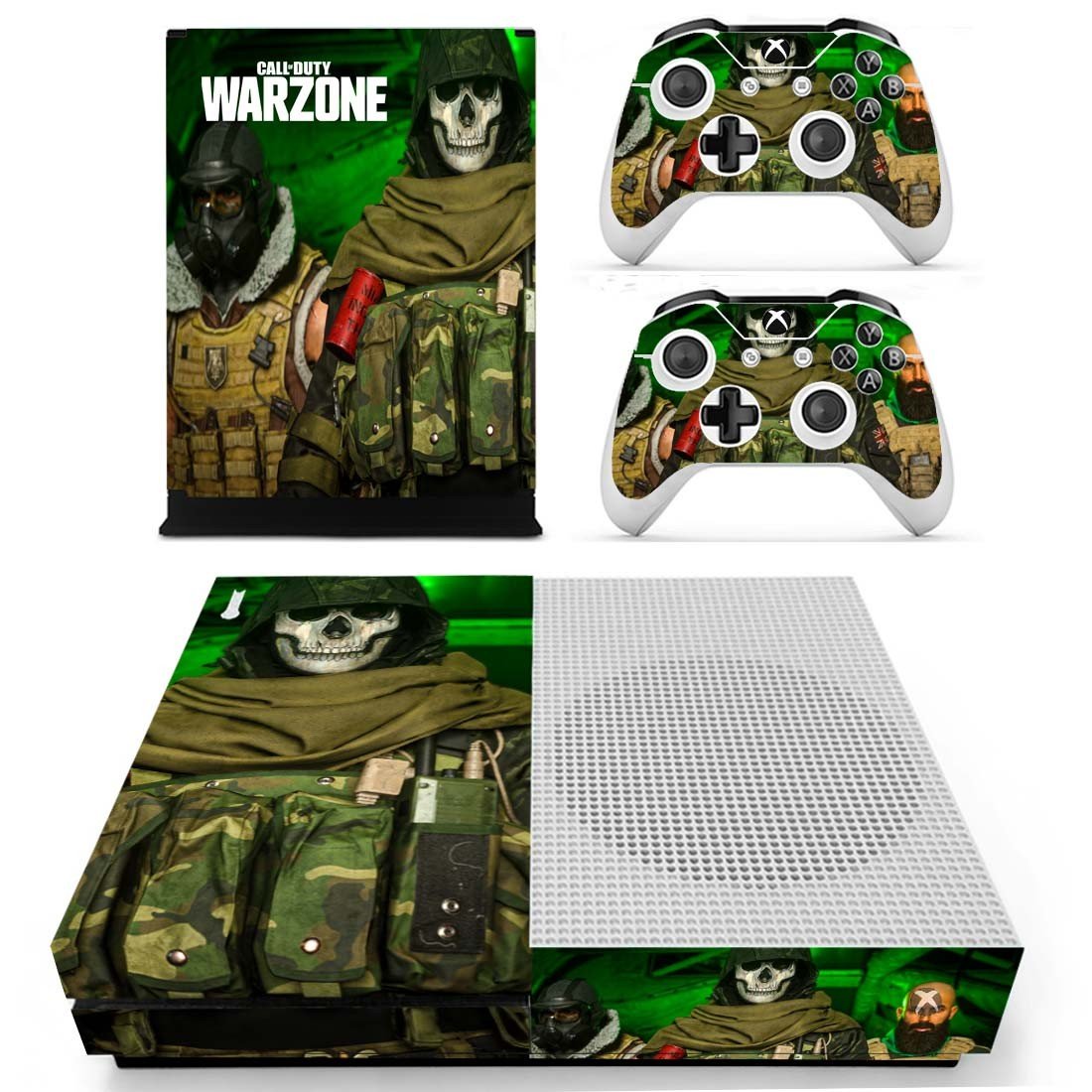 COD Warzone decal skin for Xbox one S Console & Controllers