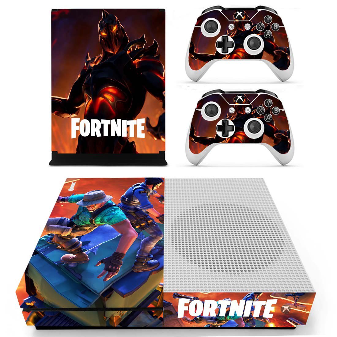 Fortnite decal skin for Xbox one S Console & Controllers