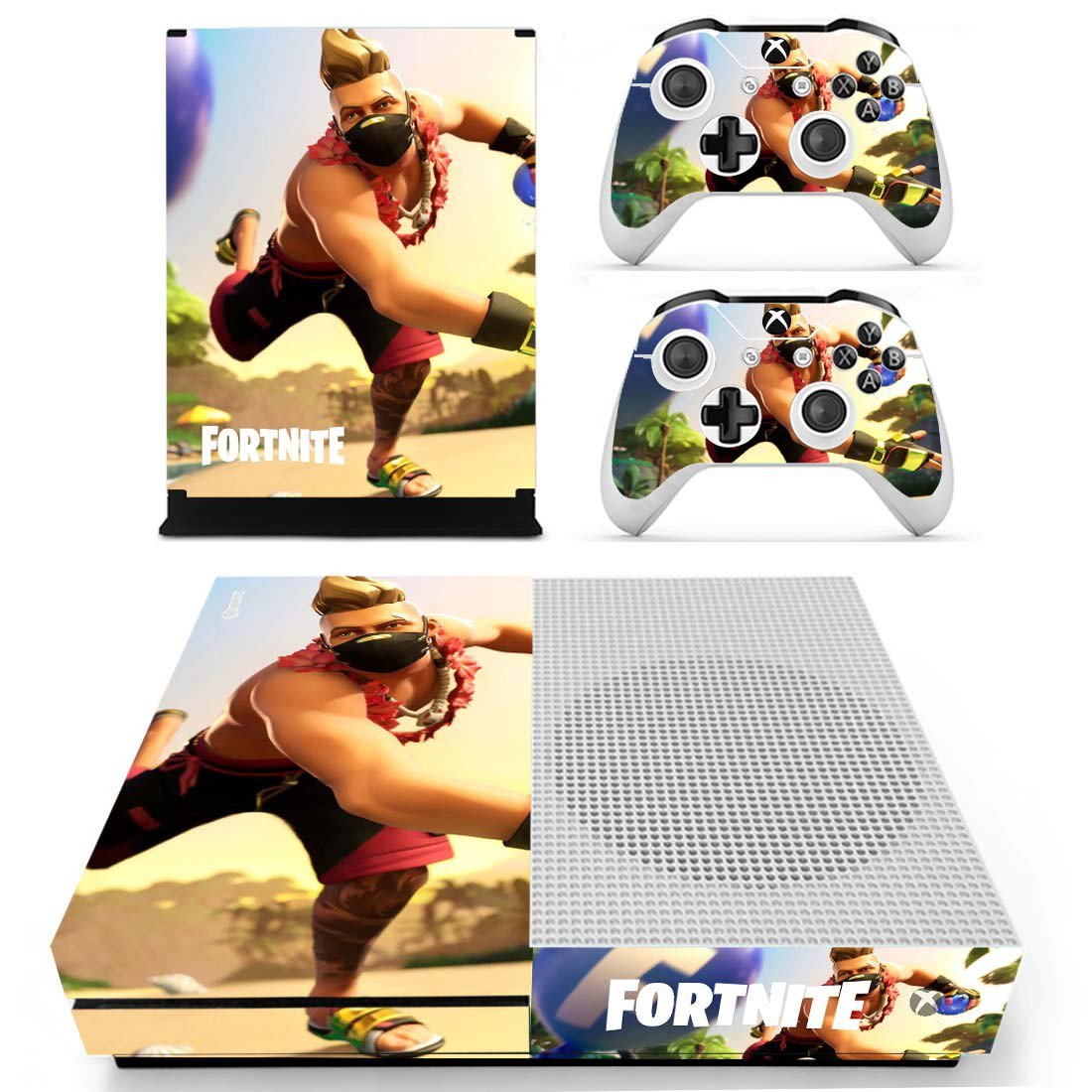 Fortnite decal skin for Xbox one S Console & Controllers