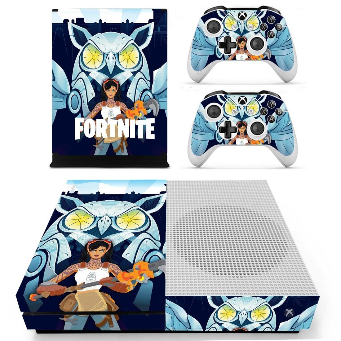 Fortnite decal skin for Xbox one S Console & Controllers