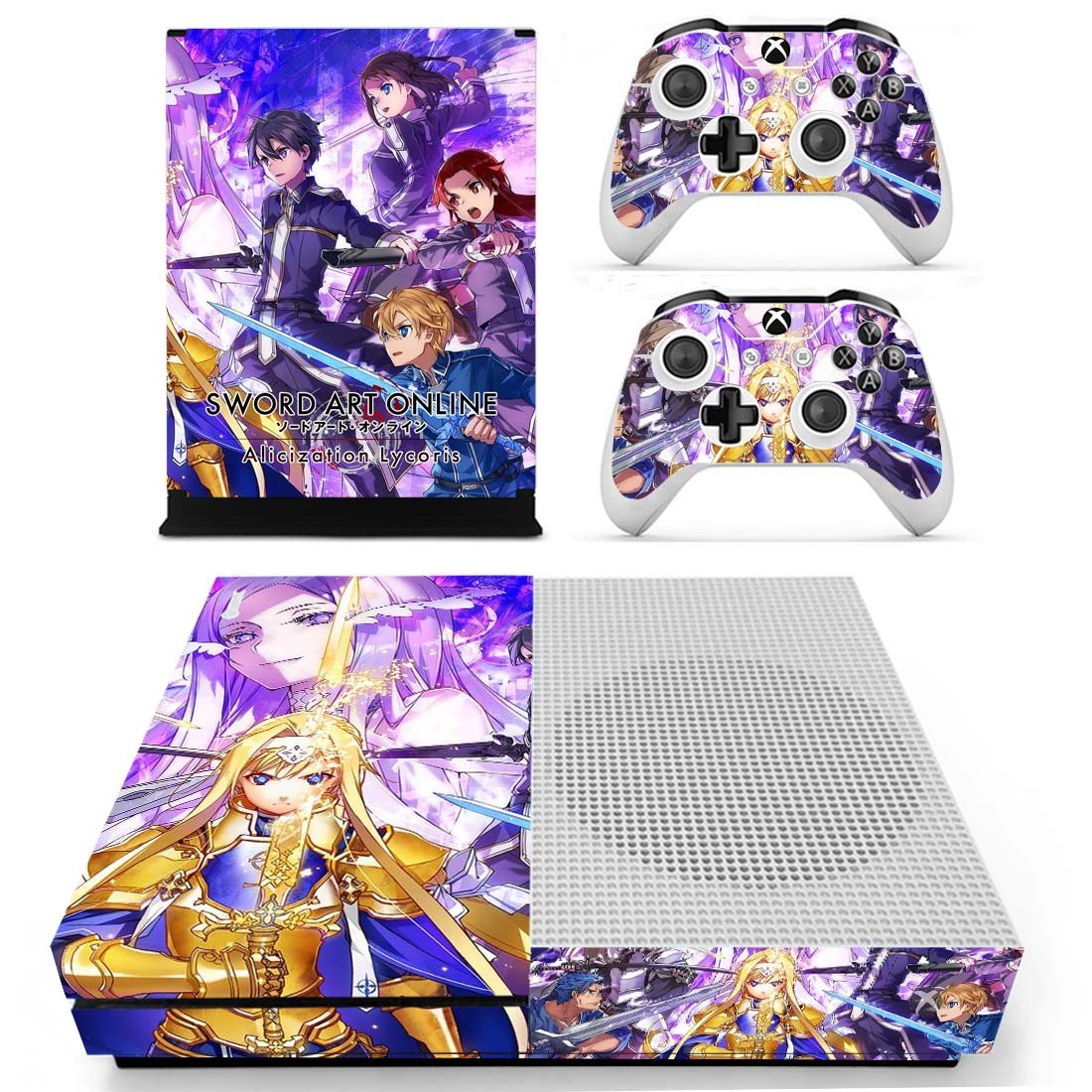 Alicization Lycoris decal skin for Xbox one S Console & Controllers