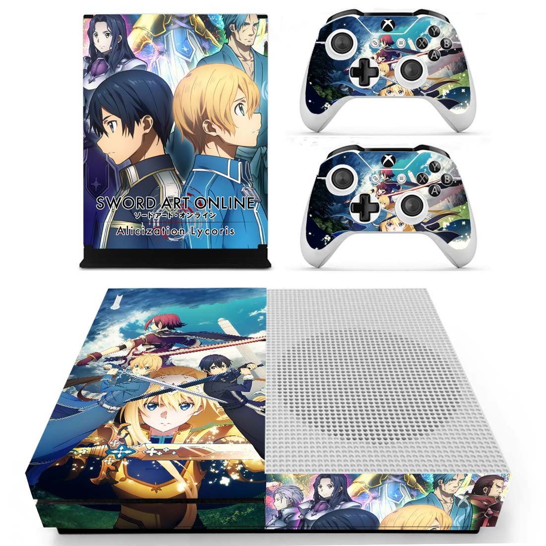 Alicization Lycoris decal skin for Xbox one S Console & Controllers