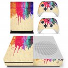 Poured Color decal skin for Xbox one S Console & Controllers