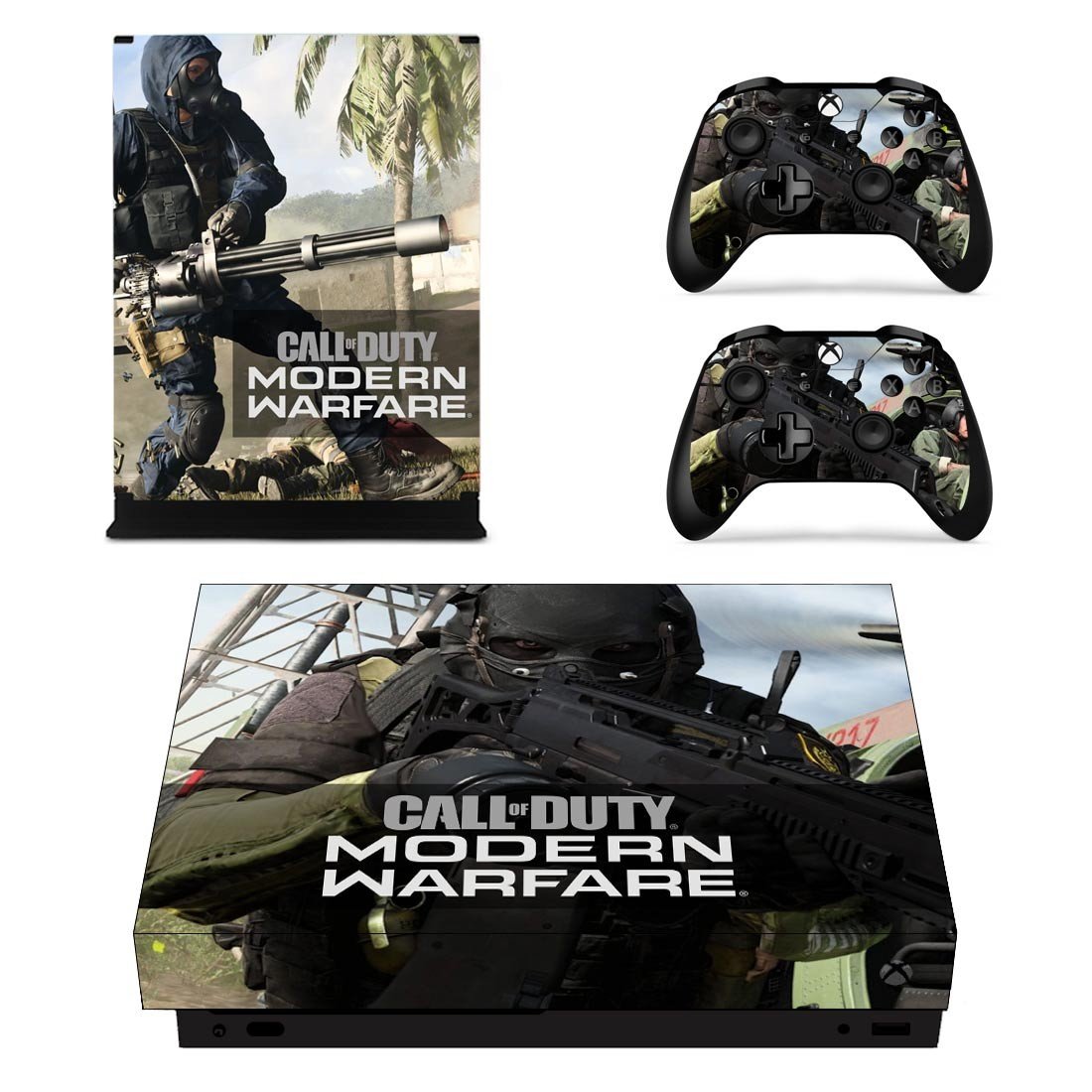 Modern warfare decal skin for Xbox one X Console & Controllers