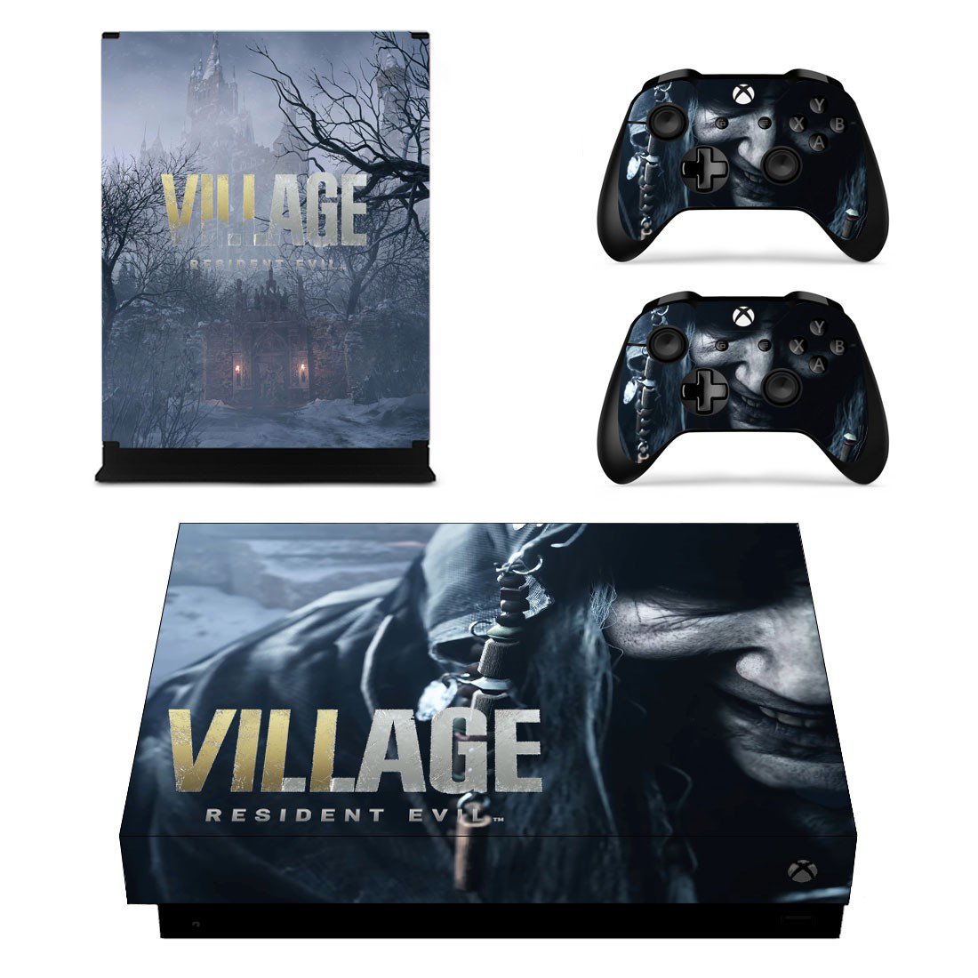 Resident Evil decal skin for Xbox one X Console & Controllers