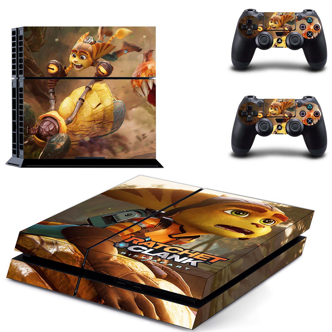 Ricky and Doraemon decal skin for PlayStation 4 Console & Controllers