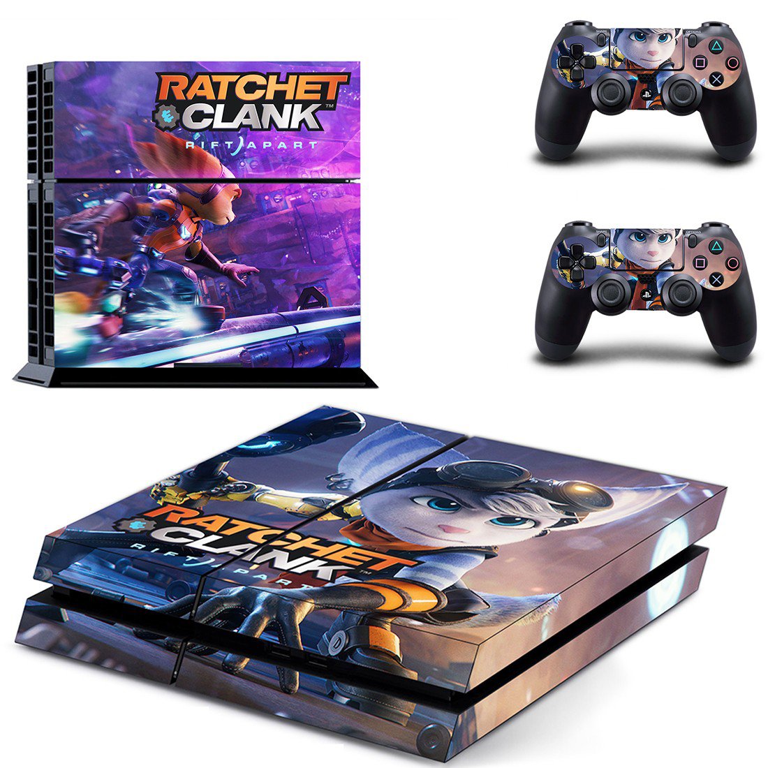 Ricky and Doraemon decal skin for PlayStation 4 Console & Controllers