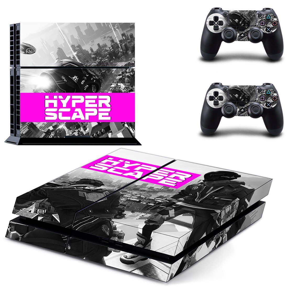 Super Hunting City decal skin for PlayStation 4 Console & Controllers