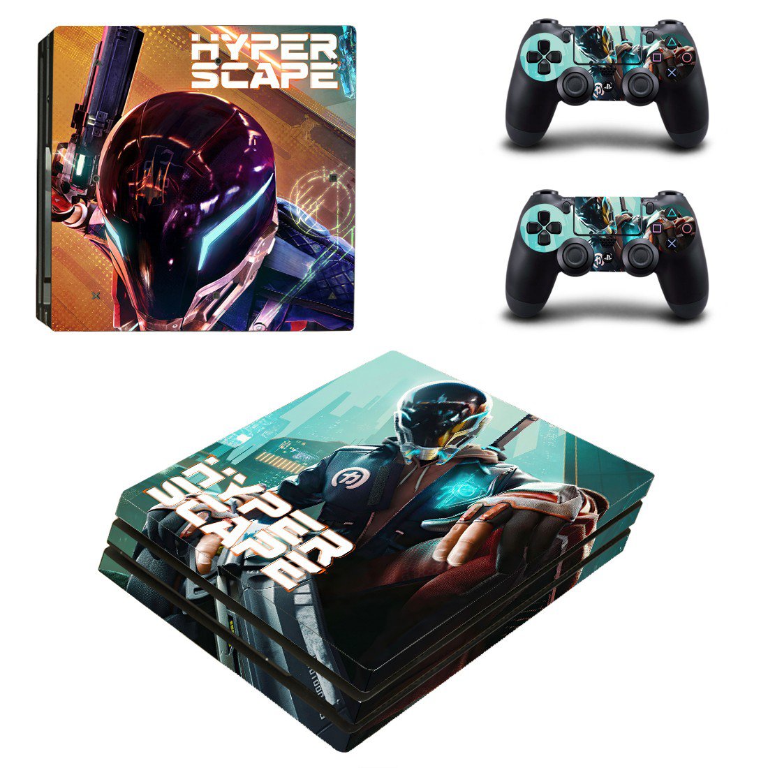 Super Hunting City decal skin for PS4 Pro Console & Controllers