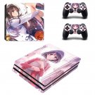Cartoon anime decal skin for PS4 Pro Console & Controllers
