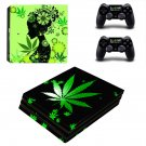 Weeds girl decal skin for PS4 Pro Console & Controllers