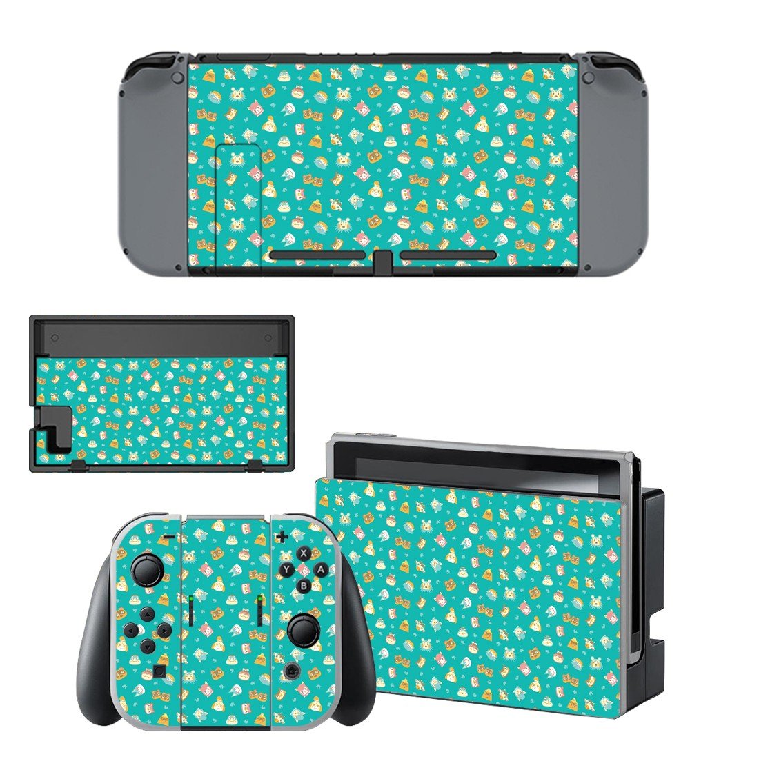 Animal Crossing decal skin for Nintendo Switch Console & Controllers