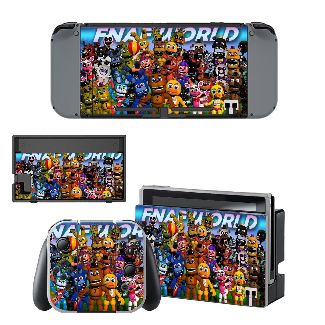 Five Nights of Teddy Bear decal skin for Nintendo Switch Console & Controllers