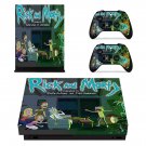 Rick and Morty decal skin for Xbox one X Console & Controllers