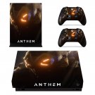 Anthem decal skin for Xbox one X Console & Controllers
