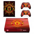 Manchester United decal skin for Xbox one X Console & Controllers
