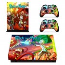 Rick and Morty decal skin for Xbox one X Console & Controllers