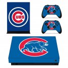 Chicago Cubs decal skin for Xbox one X Console & Controllers