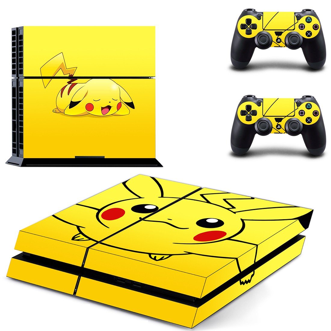 Pokemon Pikachu decal skin for PlayStation 4 Console & Controllers