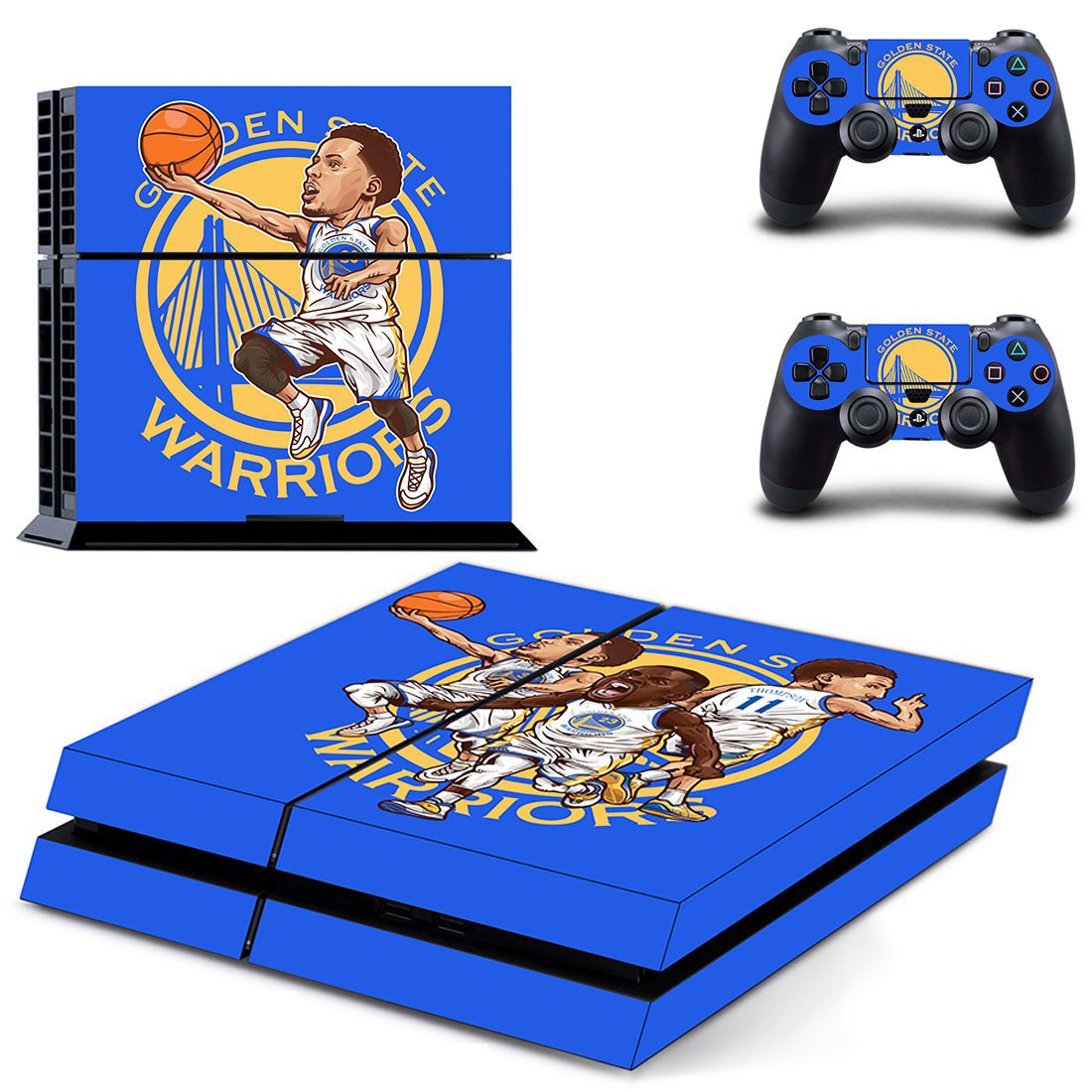 Golden state warriors decal skin for PlayStation 4 Console & Controllers