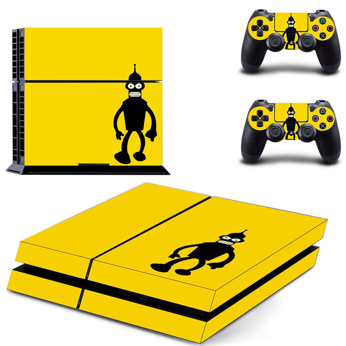 Futurama bender decal skin for PlayStation 4 Console & Controllers
