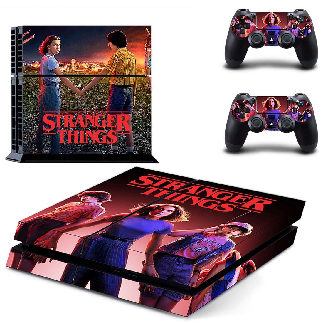 Stranger Things decal skin for PlayStation 4 Console & Controllers