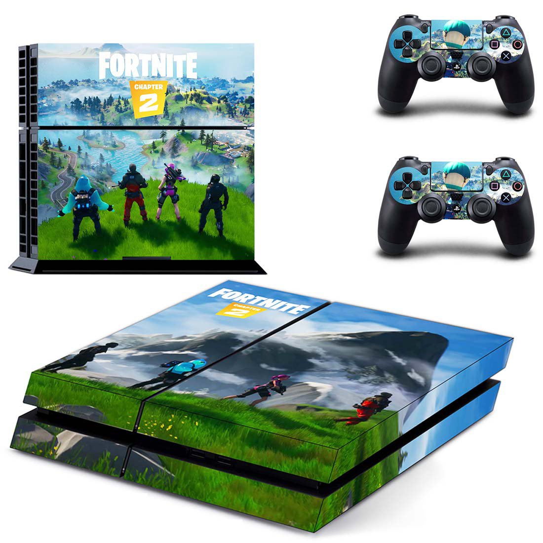 Fortnite decal skin for PlayStation 4 Console & Controllers