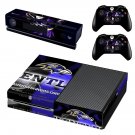 Baltimore Ravens decal skin for Xbox one Console & Controllers